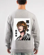 Angry bunny printed hoodie - Image 3