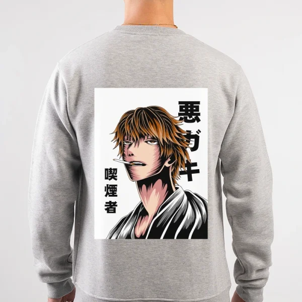 Anime printed Sweatshirt | Cool Manga Style Printed Sweatshirt