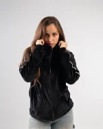 Basic Adults Velvet Plain Jacket