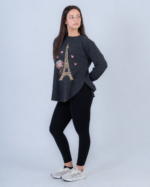 Paris in Bloom — Women’s Long Sleeve T-Shirt - Image 5